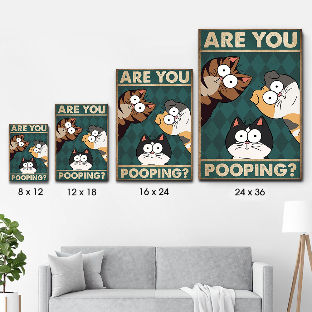 Personalized Funny Cats and Dogs Poster – Ideal Gift for Cat and Dog Lovers
