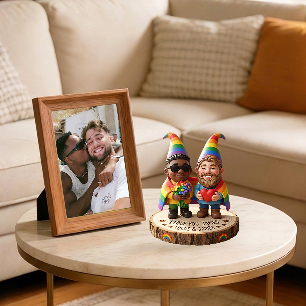 Custom Any Couple Photo - Personalized LGBT Support Premium 3D Figurine