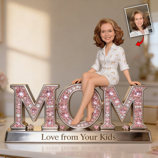 Custom Any Photo Best Gift For Mom, Grandma - Personalized Mother Custom Shaped Acrylic Plaque