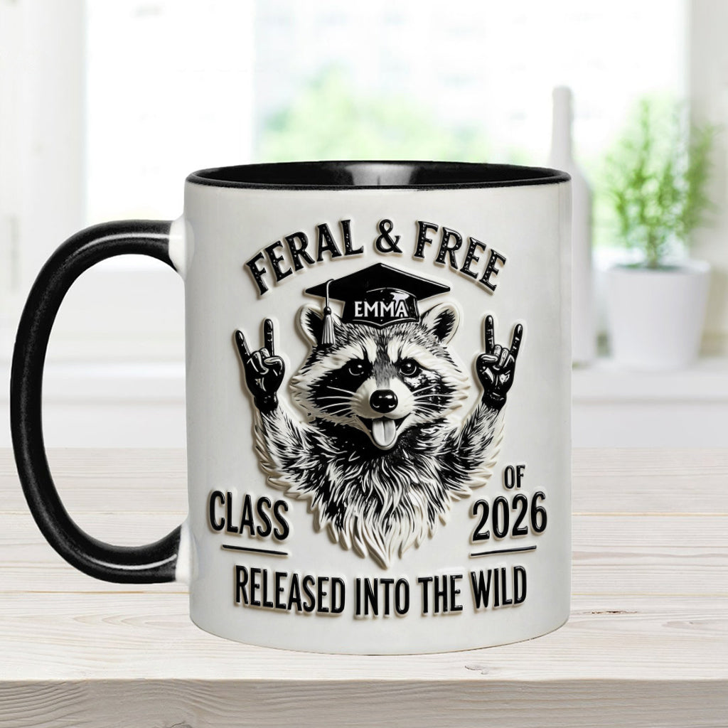 Funny Graduation Gifts - Personalized Graduation Accent Mug