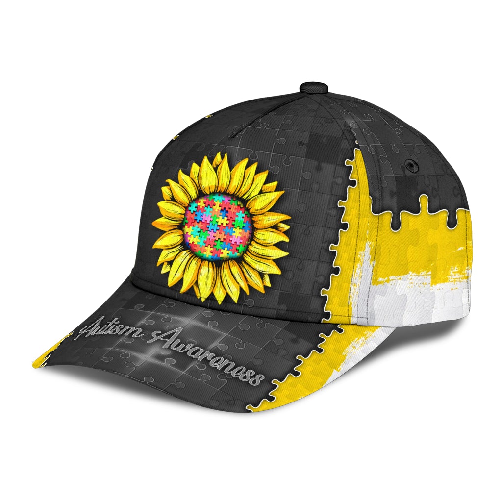 Autism Awareness You Are My Sunshine - Autism Awareness Classic Cap 0921