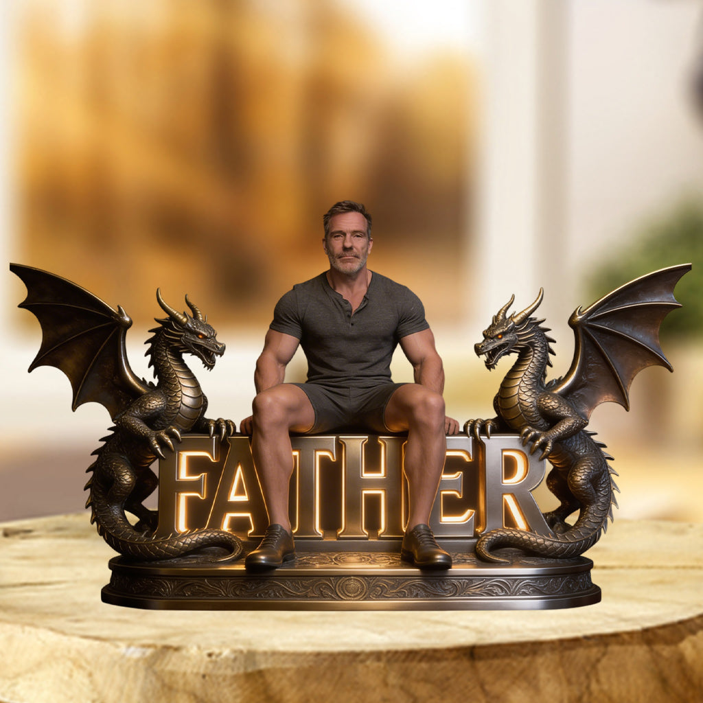 Custom Any Photo - Personalized Dragon Custom Shaped Acrylic Plaque