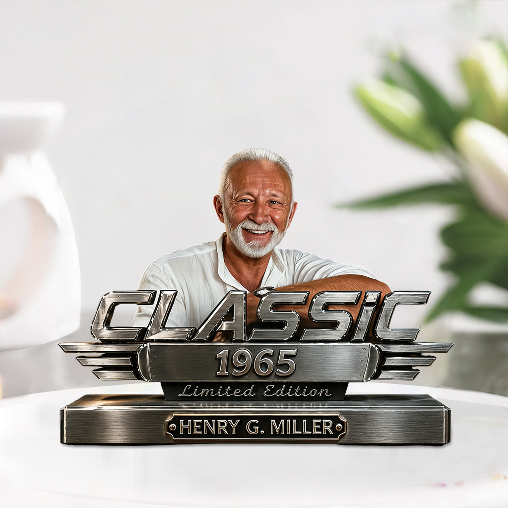 Custom Any Photo Classic - Personalized Father Custom Shaped Acrylic Plaque