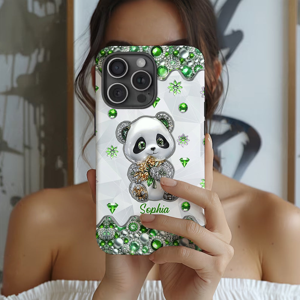 Just A Girl Who Loves Pandas - Personalized Panda Lover Full Print Phone Case