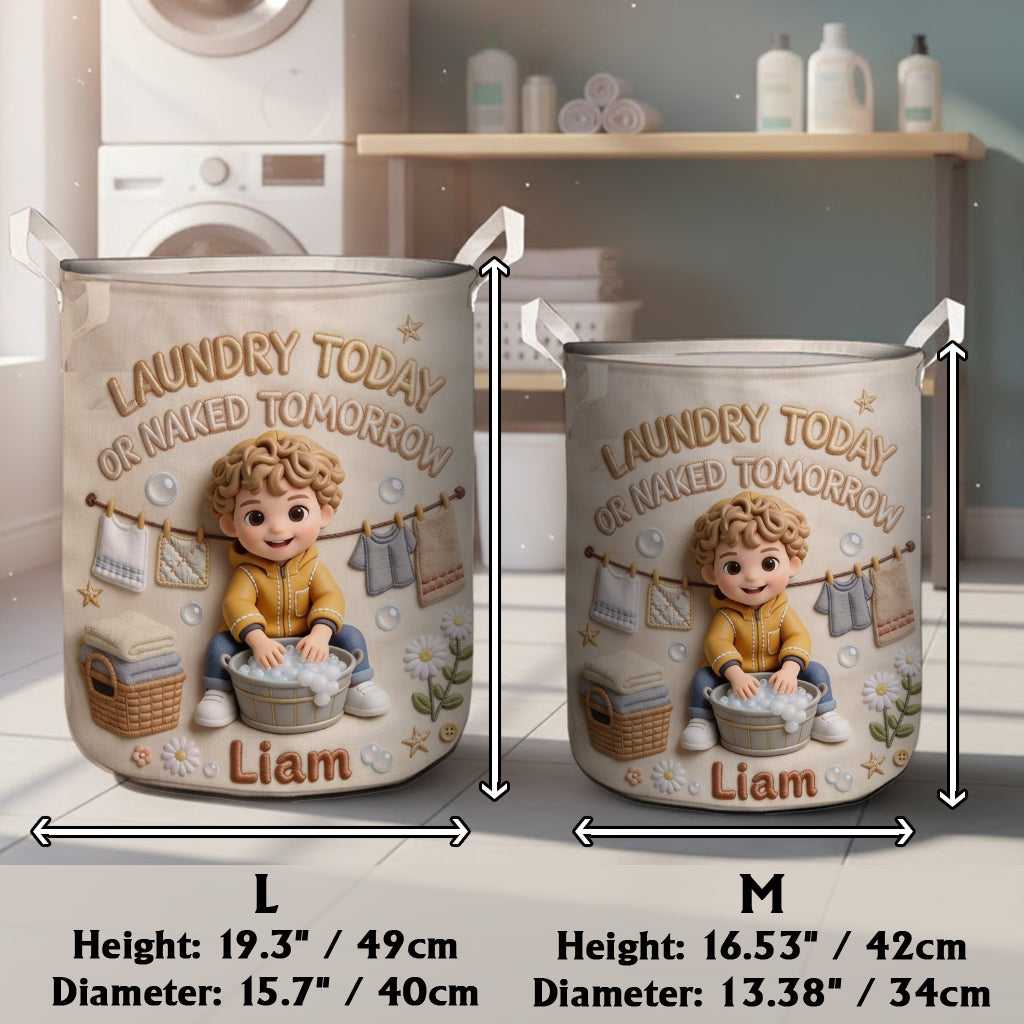 Laundry Today - Personalized Family Storage Basket