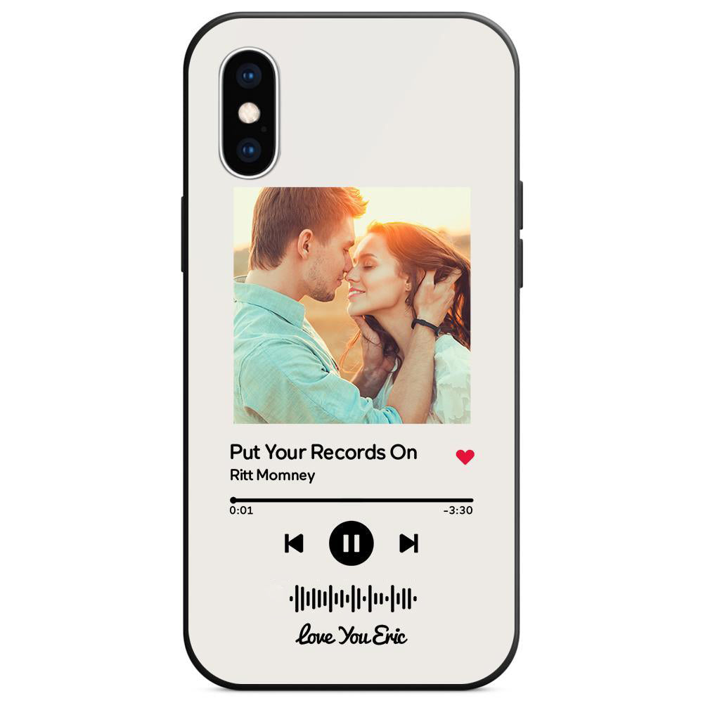 Music Code Song Photo Custom - Personalized Music Code Phone Case