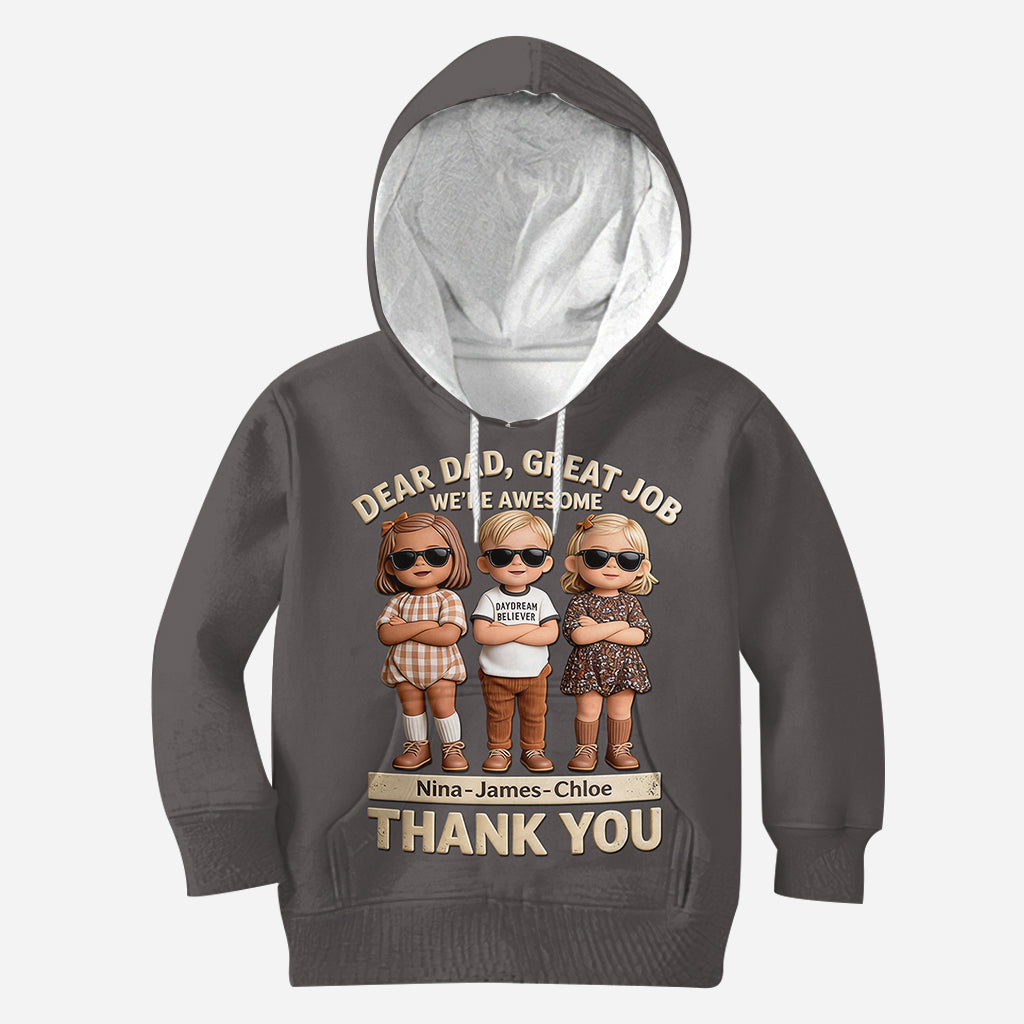 Great Job Dad - Personalized Father All Over Shirt