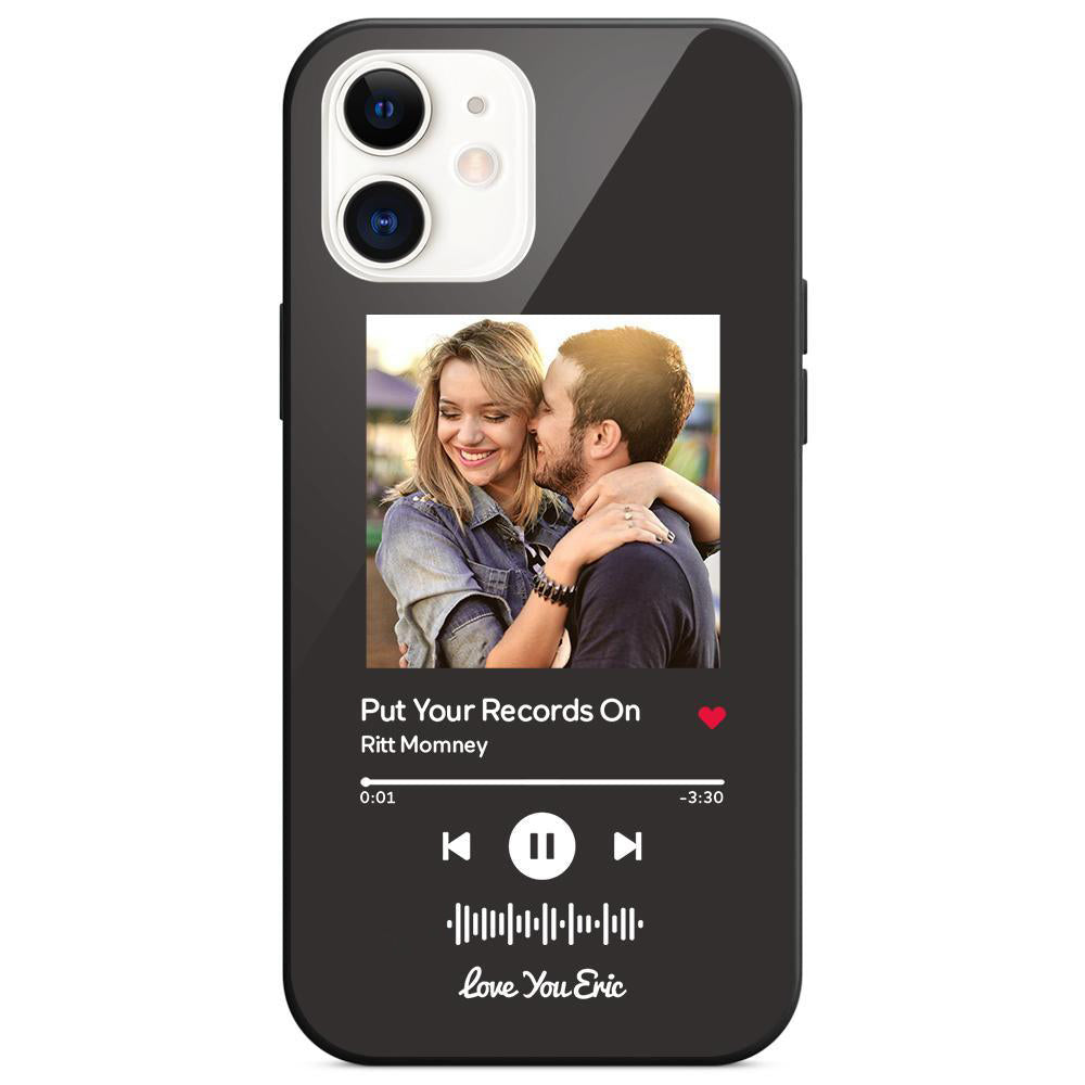 Music Code Song Photo Custom - Personalized Music Code Phone Case
