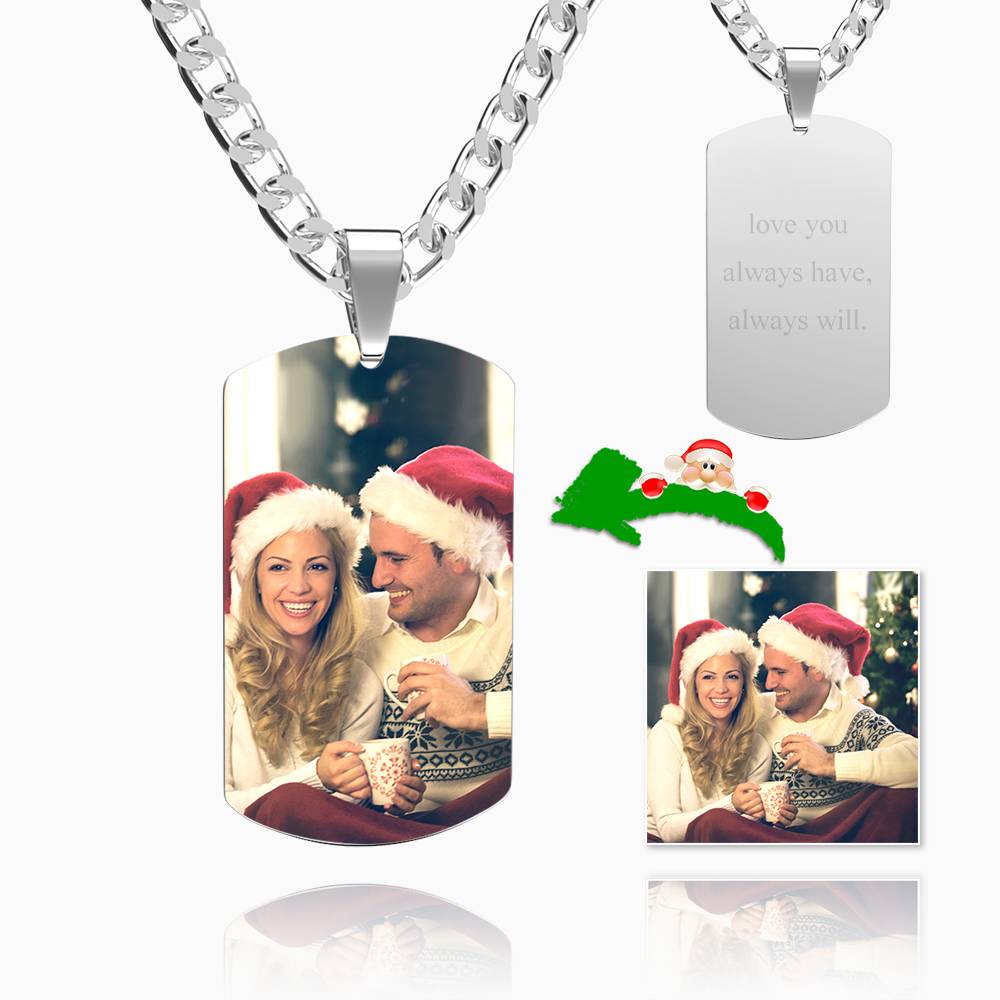 Any Photo - Personalized Military Dog Tags Necklace