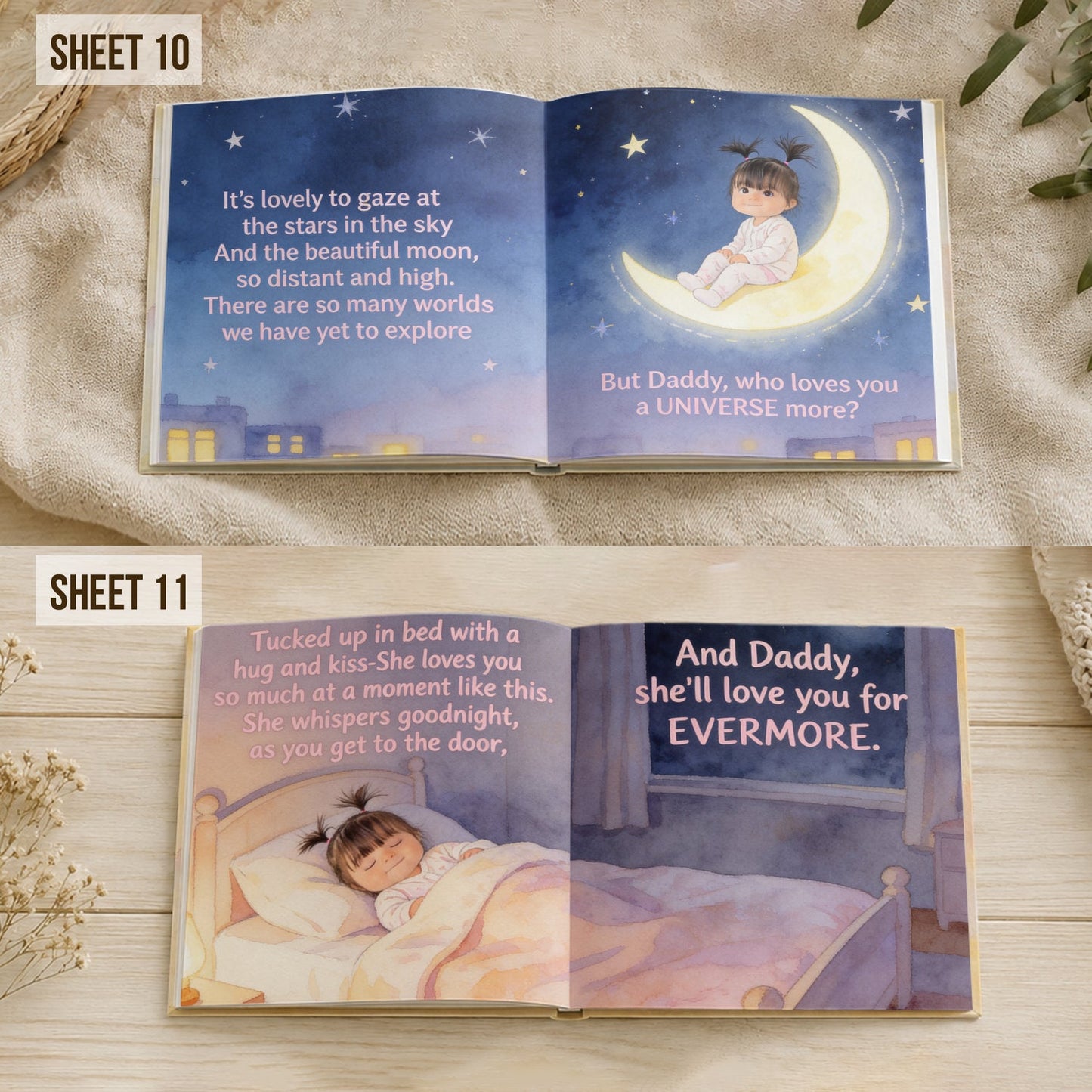 Little Love For Daddy - Personalized Kid Storybook