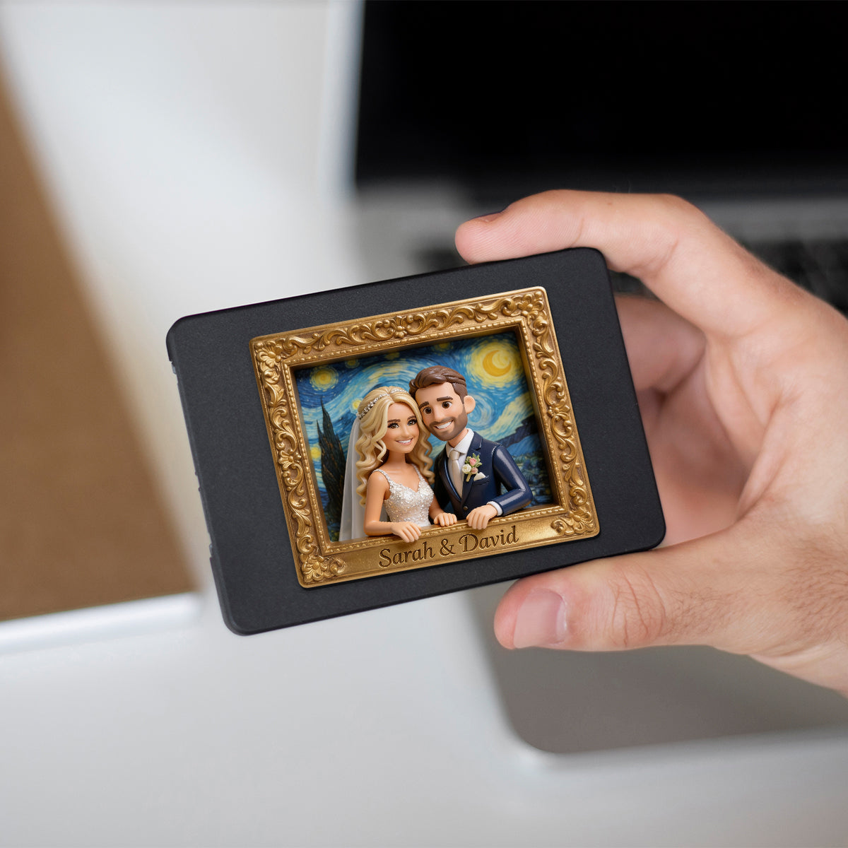 Custom Any Photo - Personalized Couple Magnet