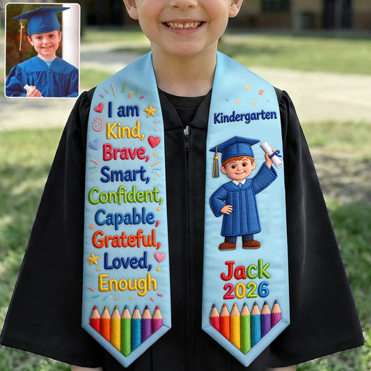 Graduation Day - Personalized Kid Graduation Stole