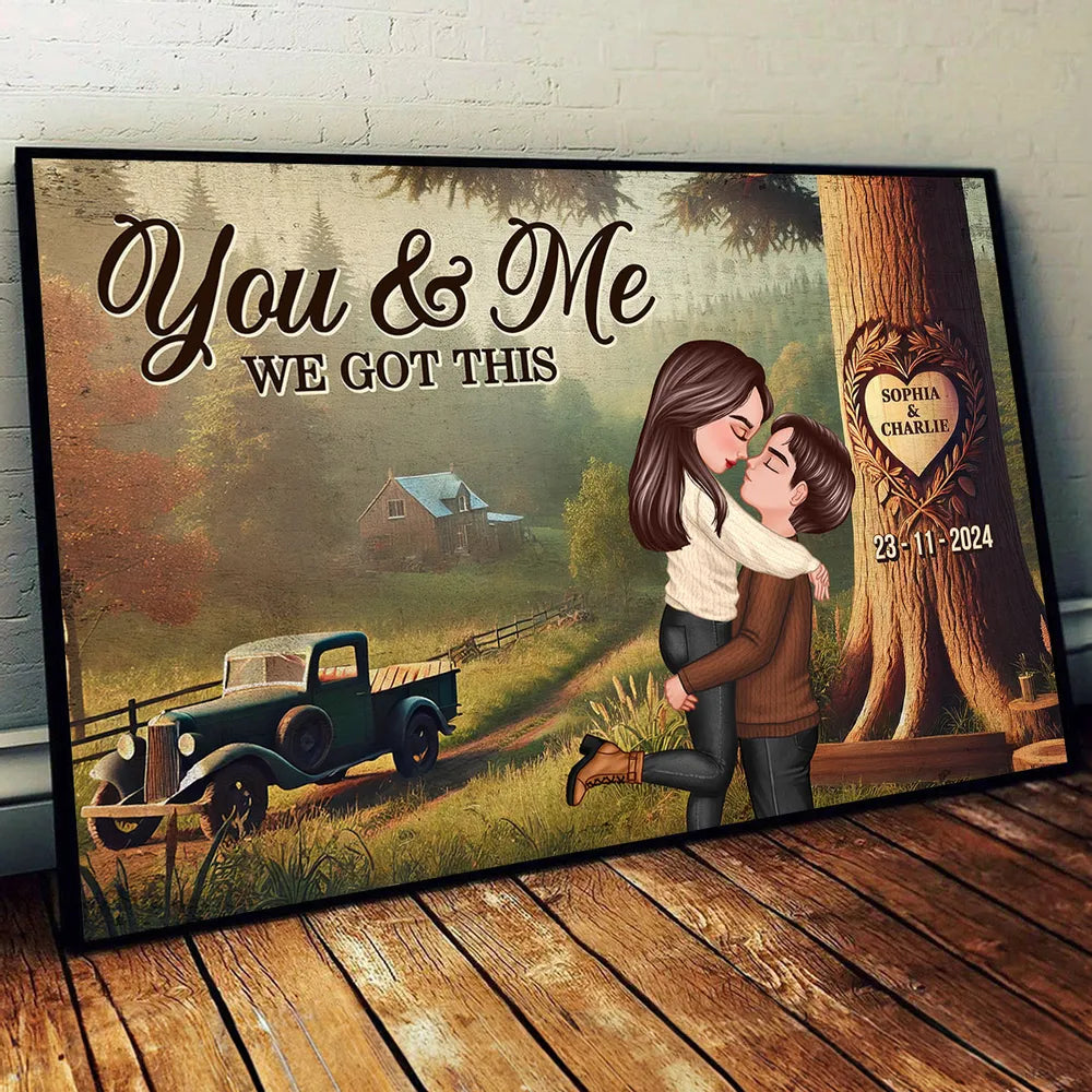 Personalized Couple Poster - A Unique Gift for Love | Custom Wall Art for Couples | Perfect for Anniversaries or Special Occasions