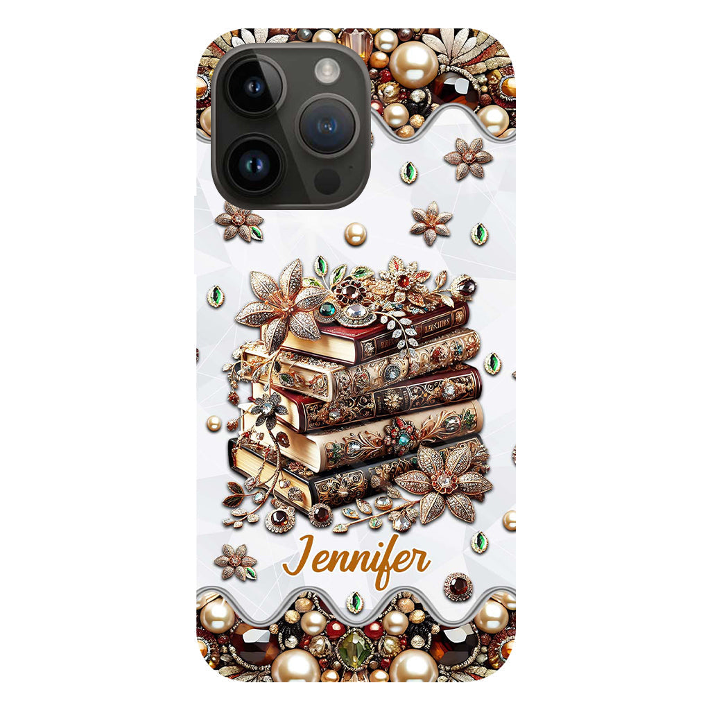 Just A Girl Who Loves Books - Personalized Book Full Print Phone Case