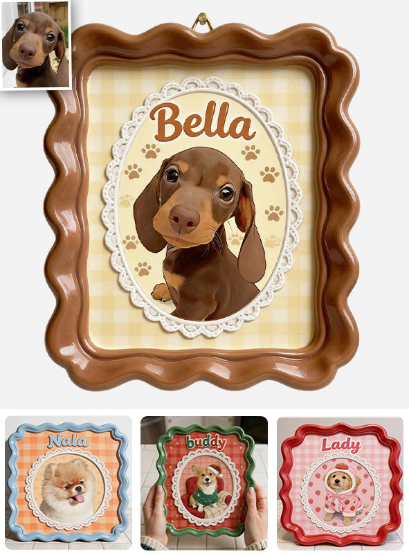 Custom Pet Potrait - Personalized Dog 2 Layered Wood Sign / Wood Plaque