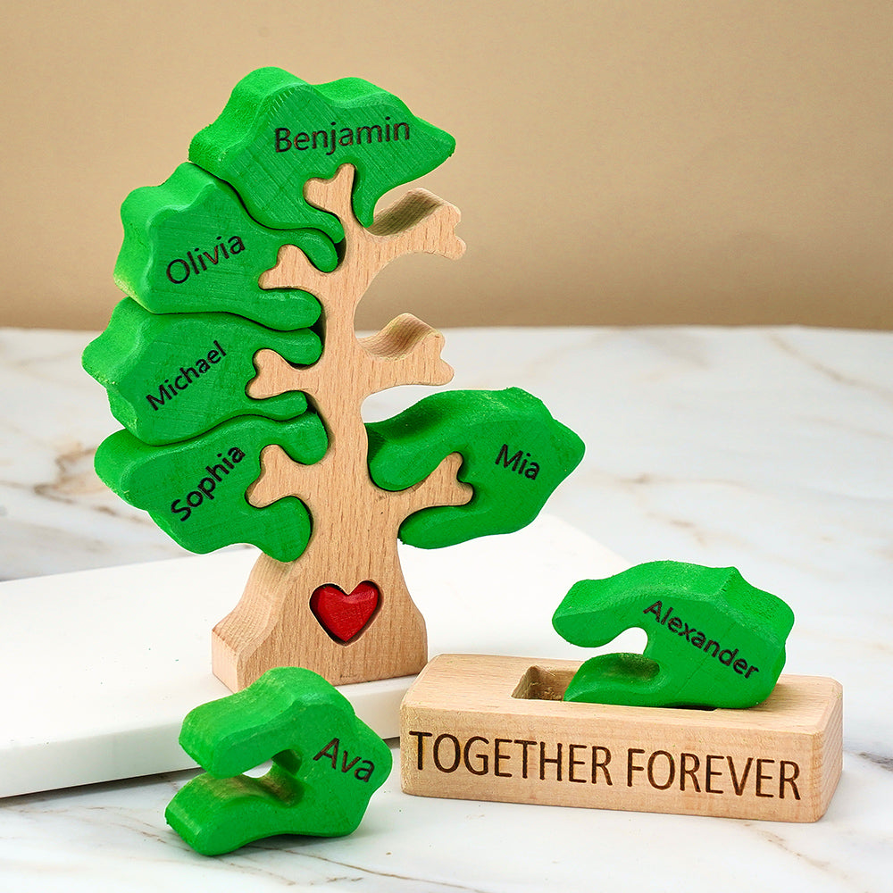 Family Tree - Personalized Family Wooden Puzzle