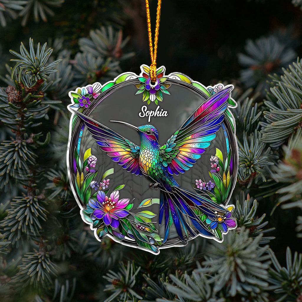 Beatiful Hummingbird - Personalized Hummingbird Ornament