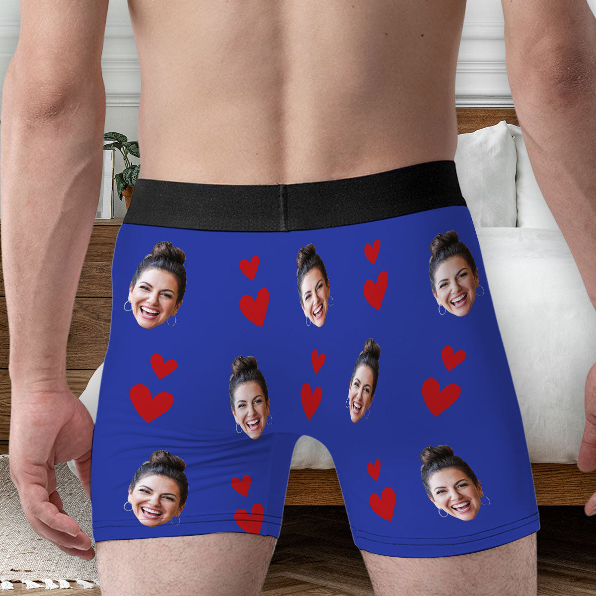 I Licked It, So It's Mine - Personalized Photo Men's Boxer Briefs, Funny Valentine’s Day Gift