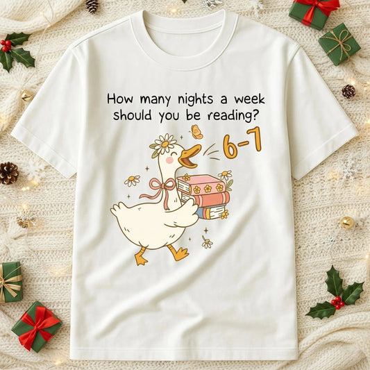 How Many Nights A Week Should You Be Reading 67 - Playful Personalized Gift for Readers