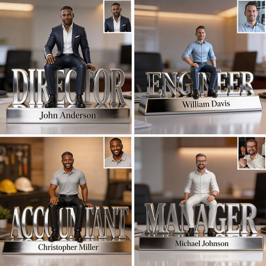 Custom Any Photo - Personalized Colleague Custom Shaped Acrylic Plaque