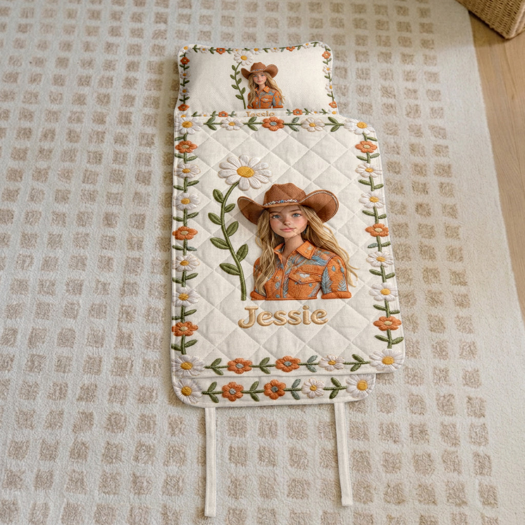 Any Flower, Custom From Photo - Personalized Daughter Nap Mat