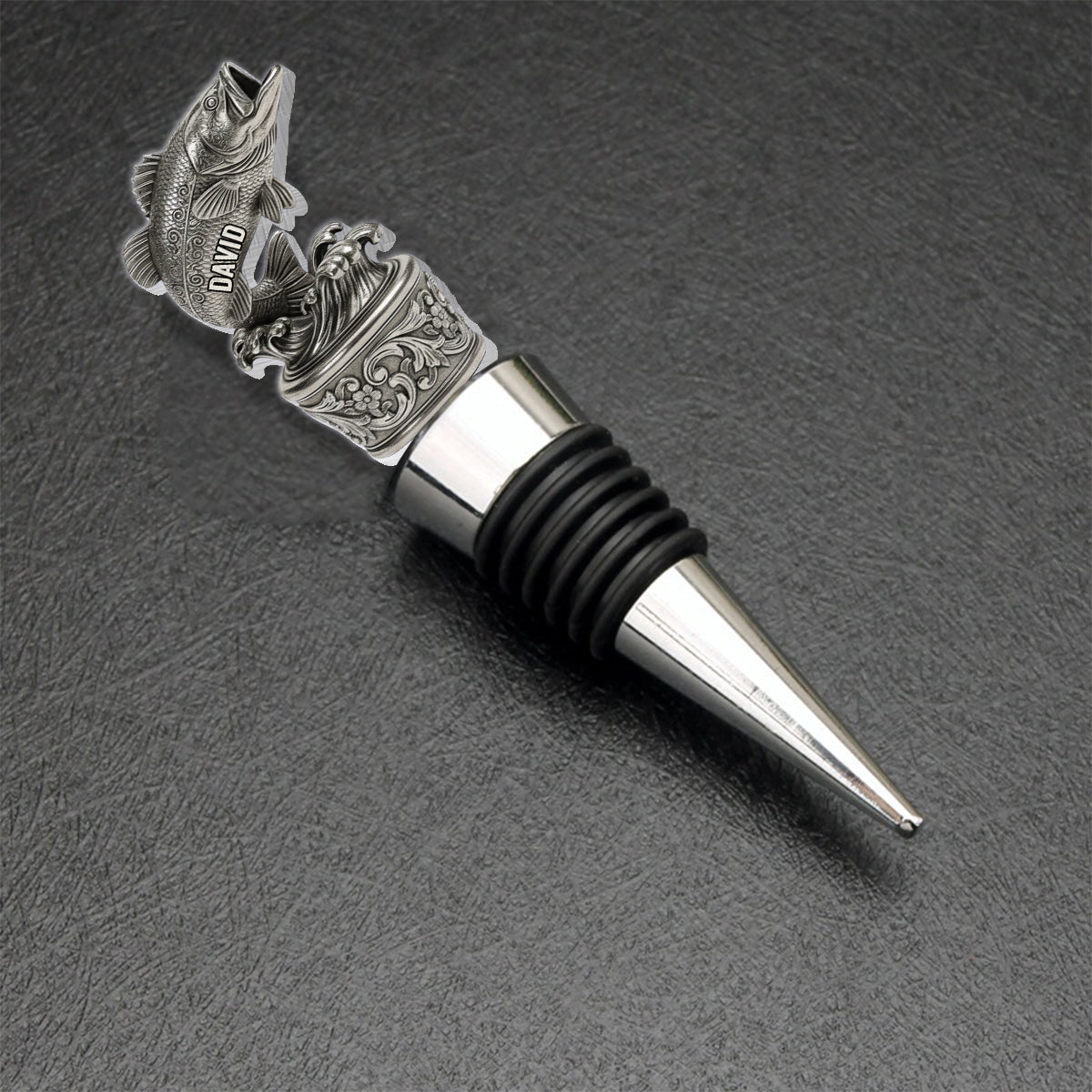 Drinking And Fishing - Personalized Fishing Bottle Stopper