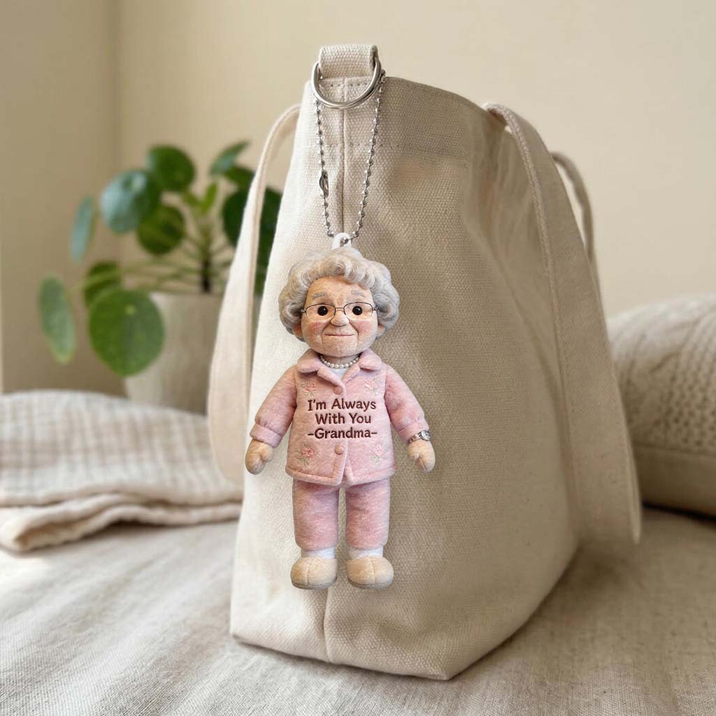 Always With You - Personalized Memorial Plush Keychain