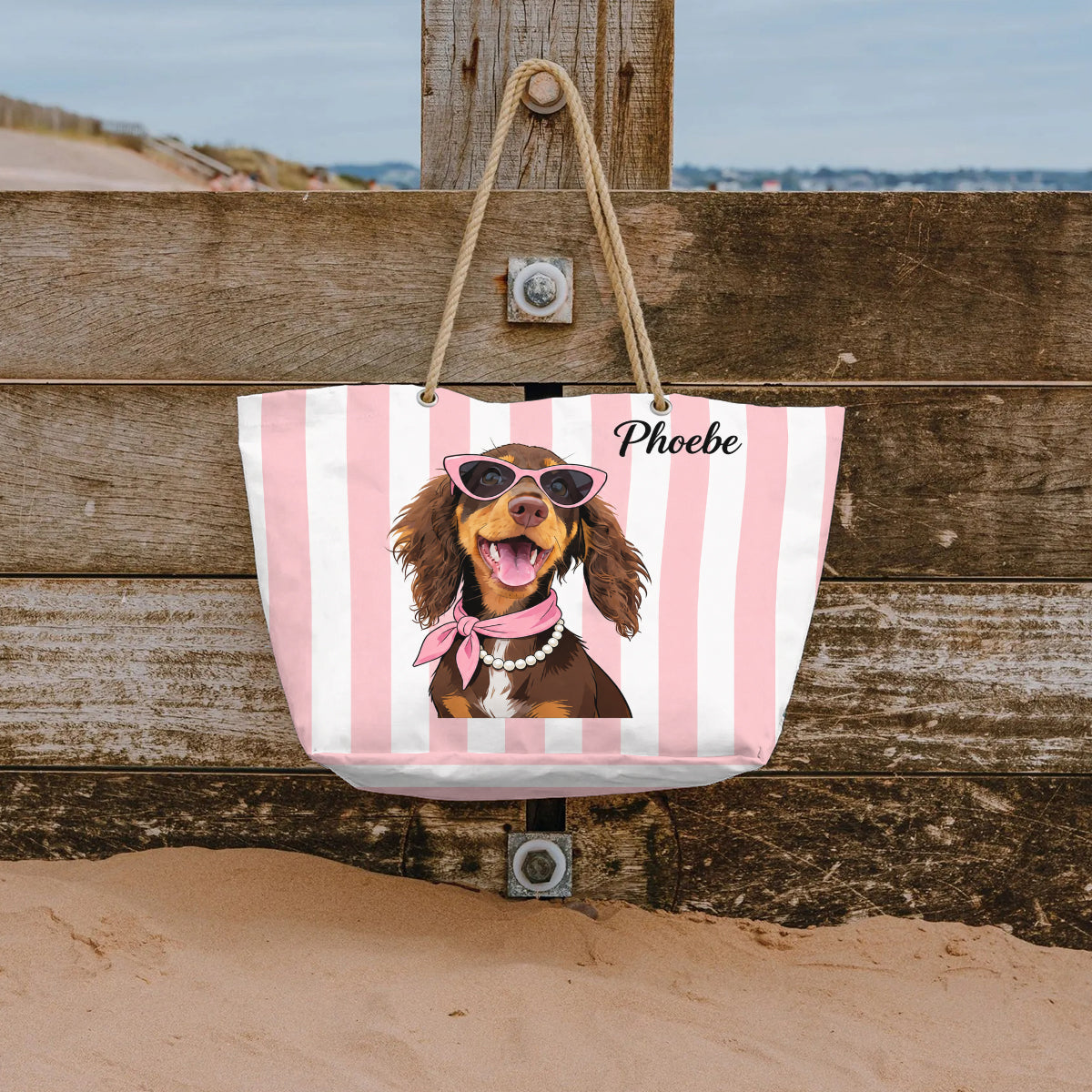 Beachside Barkers - Personalized Dog Beach Bag