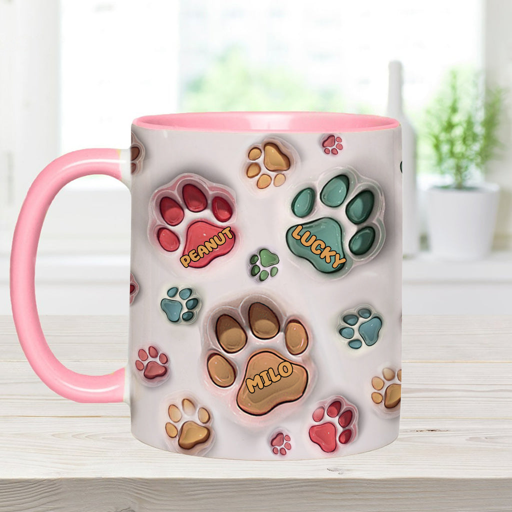 Best Dog Mom Dog Dad Cat Mom Cat Dad Ever - Personalized Dog Accent Mug