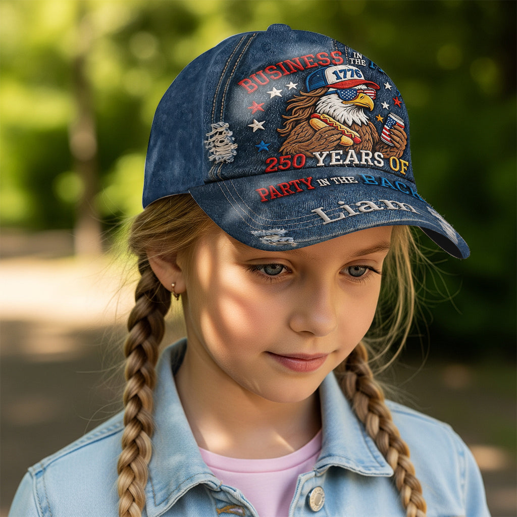 Business in the Front Party - Personalized Patriot Classic Cap