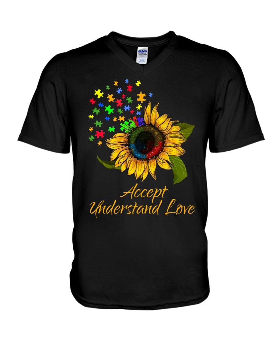 Autism Accept Understand Love - Autism Awareness T-shirt and Hoodie 0921