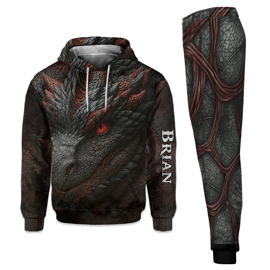Dragon Lover Gift - Personalized Dragon Hoodie and Sweatpants