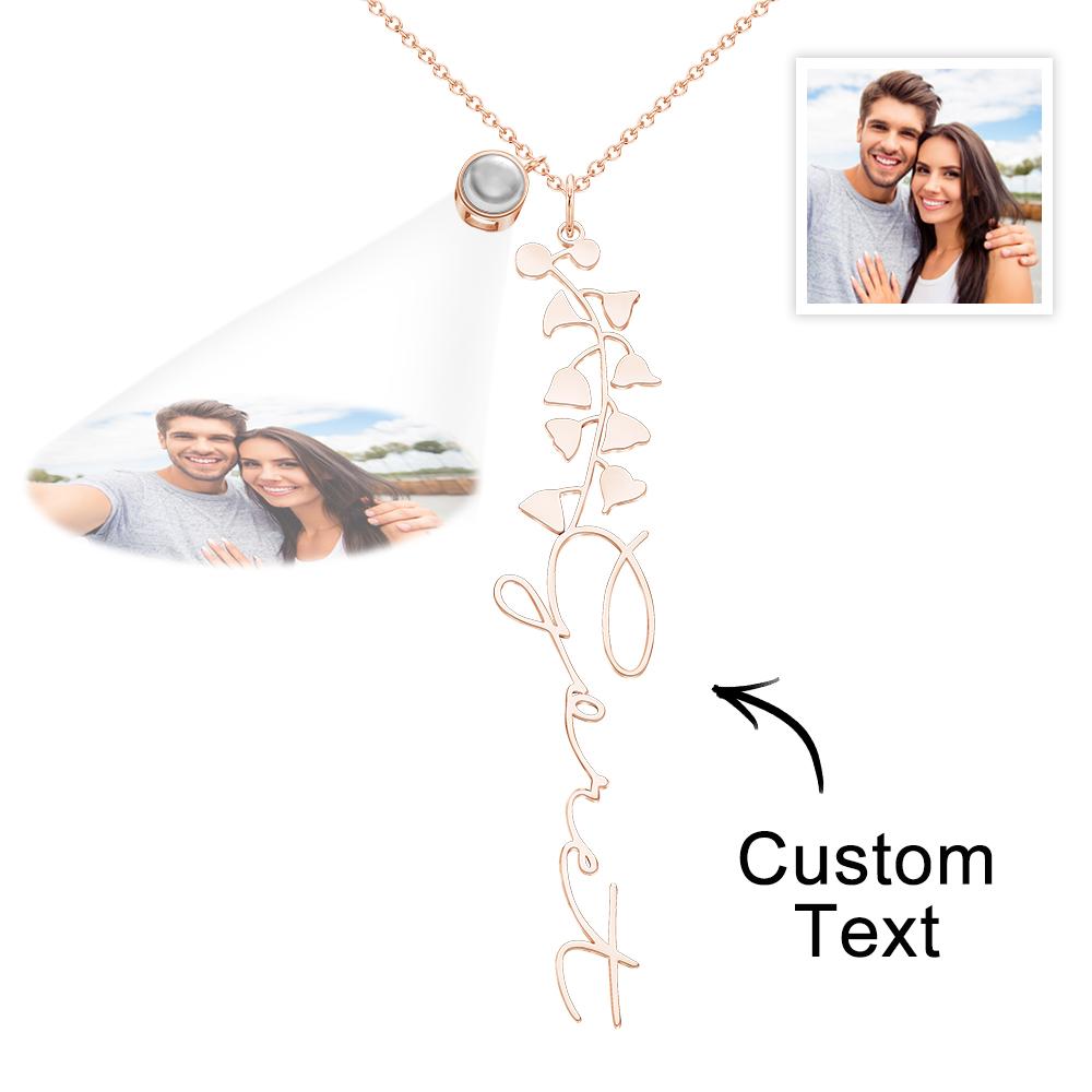 Birth Flower Photo Projection Charm - gift for anyone, who lost a loved one - Personalized Birth Flower Photo Projection Charm