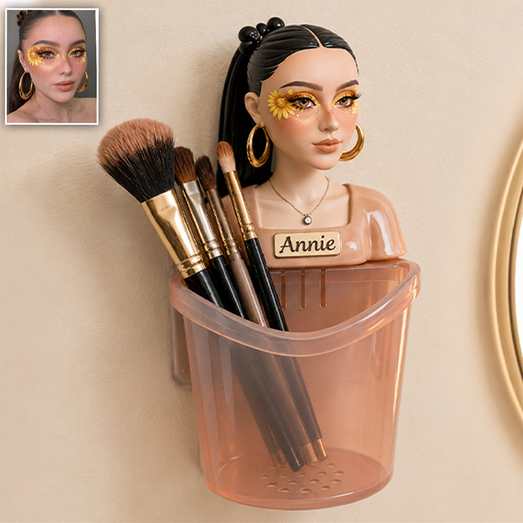 Beauty Bestie - Personalized Makeup Wall Multi Holder