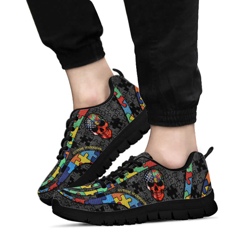 Autism Warrior Autism Awareness Sneakers 0622