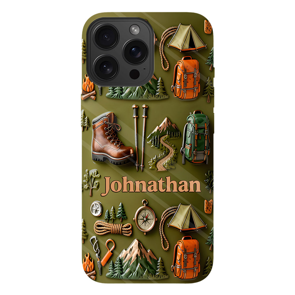 Hiking Makes Me Happy - Personalized Hiking Full Print Phone Case