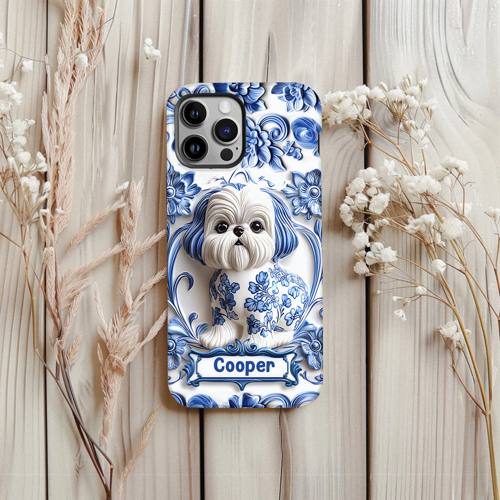 Cute Dog - Personalized Dog Full Print Phone Case