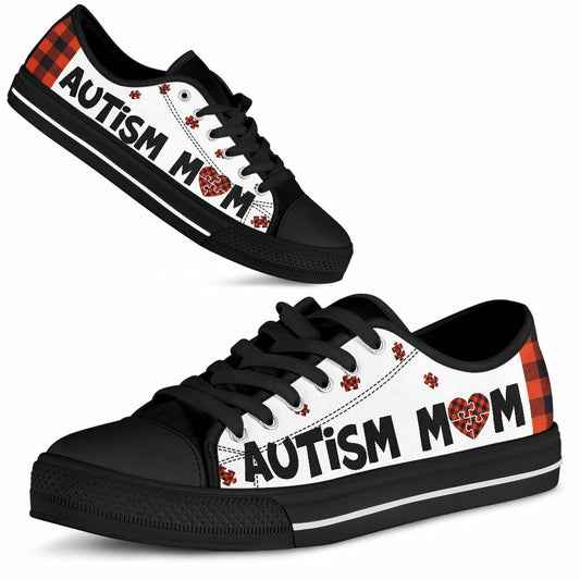 Autism Mom - Autism Awareness Low Top Shoes 0921