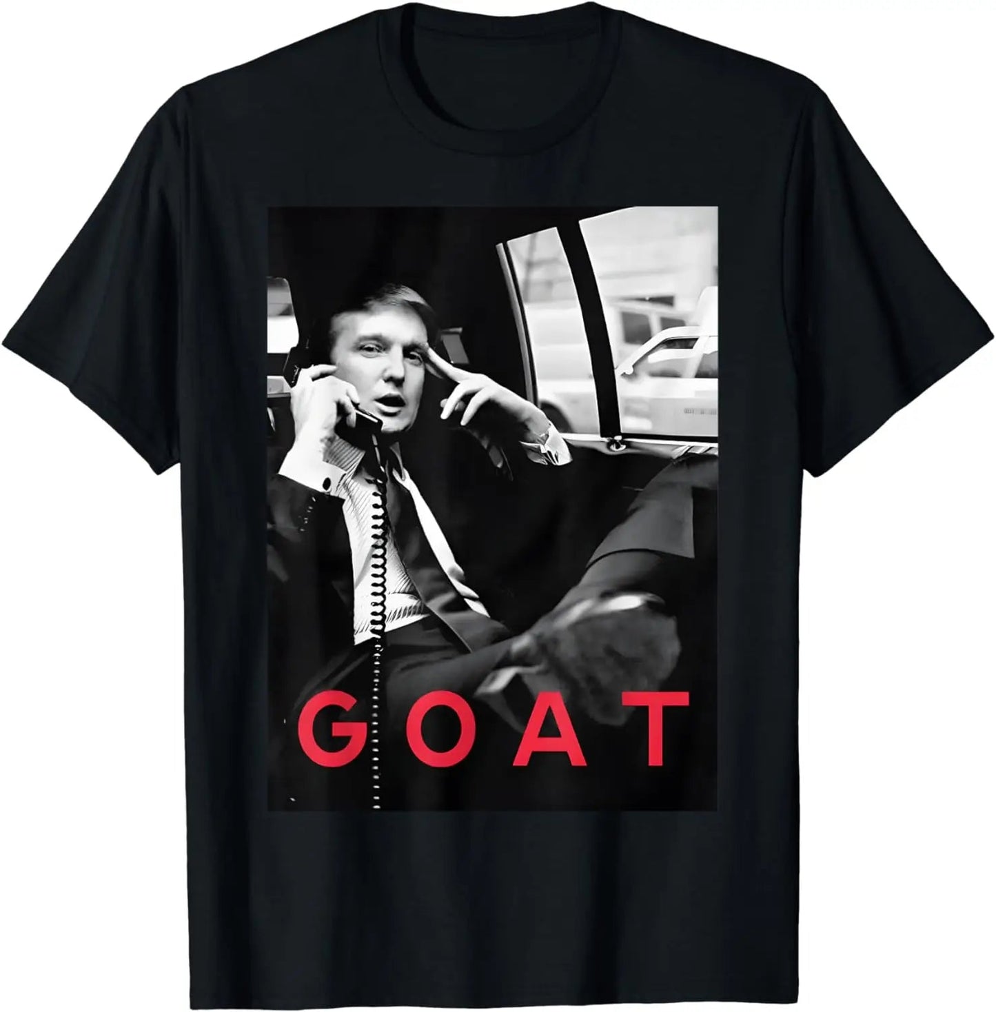Goat Vote Trump 2024 Funny Support Republican Pro America T-Shirt Graphic T Shirts Men Clothing Streetwear T-shirt & Hoodie