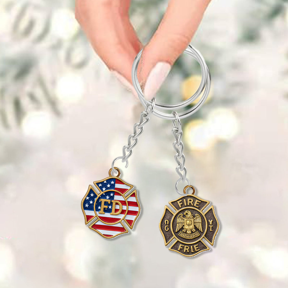 Fire Department Collection - Personalized Firefighter Advent Calendar With Ornaments