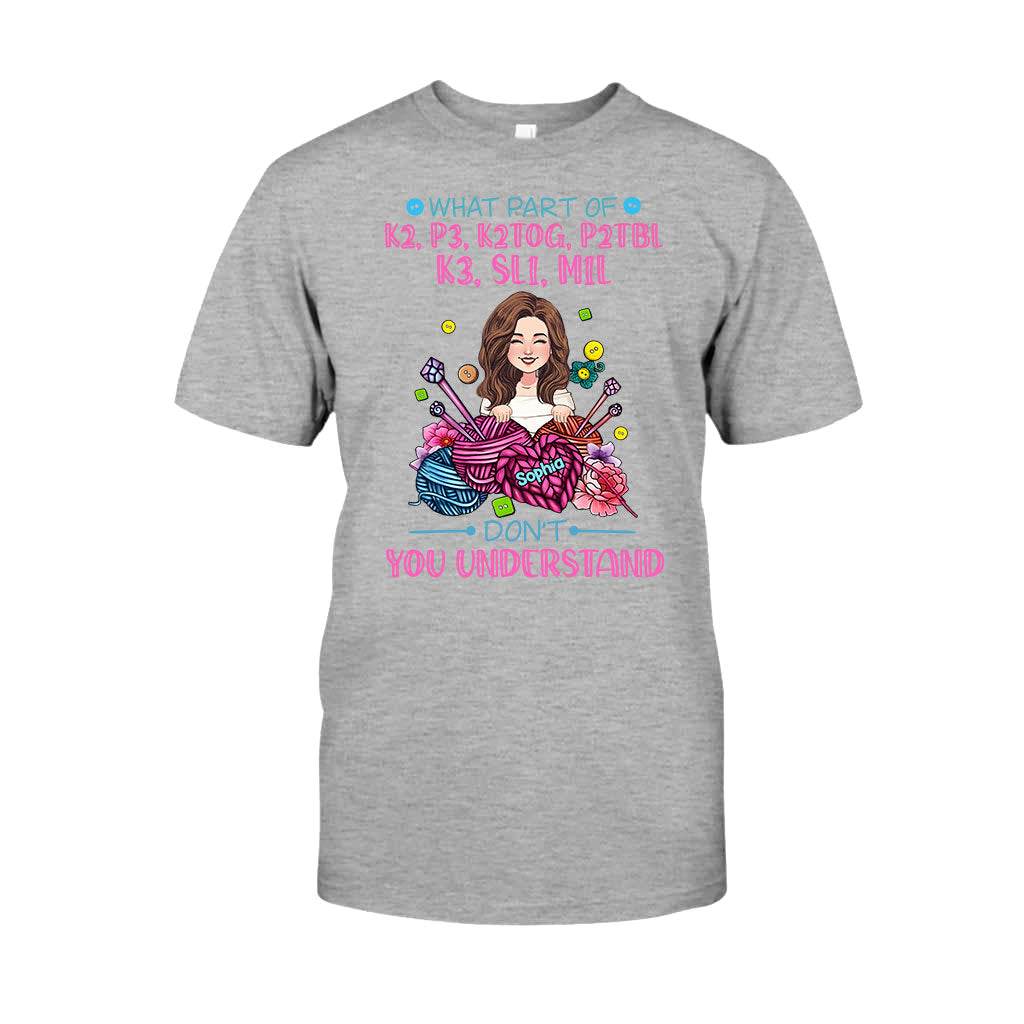 Don't You Understand - Personalized Knitting T-shirt And Hoodie