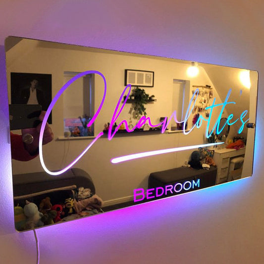 Any Name - Personalized Any Name Neon Light Mirror