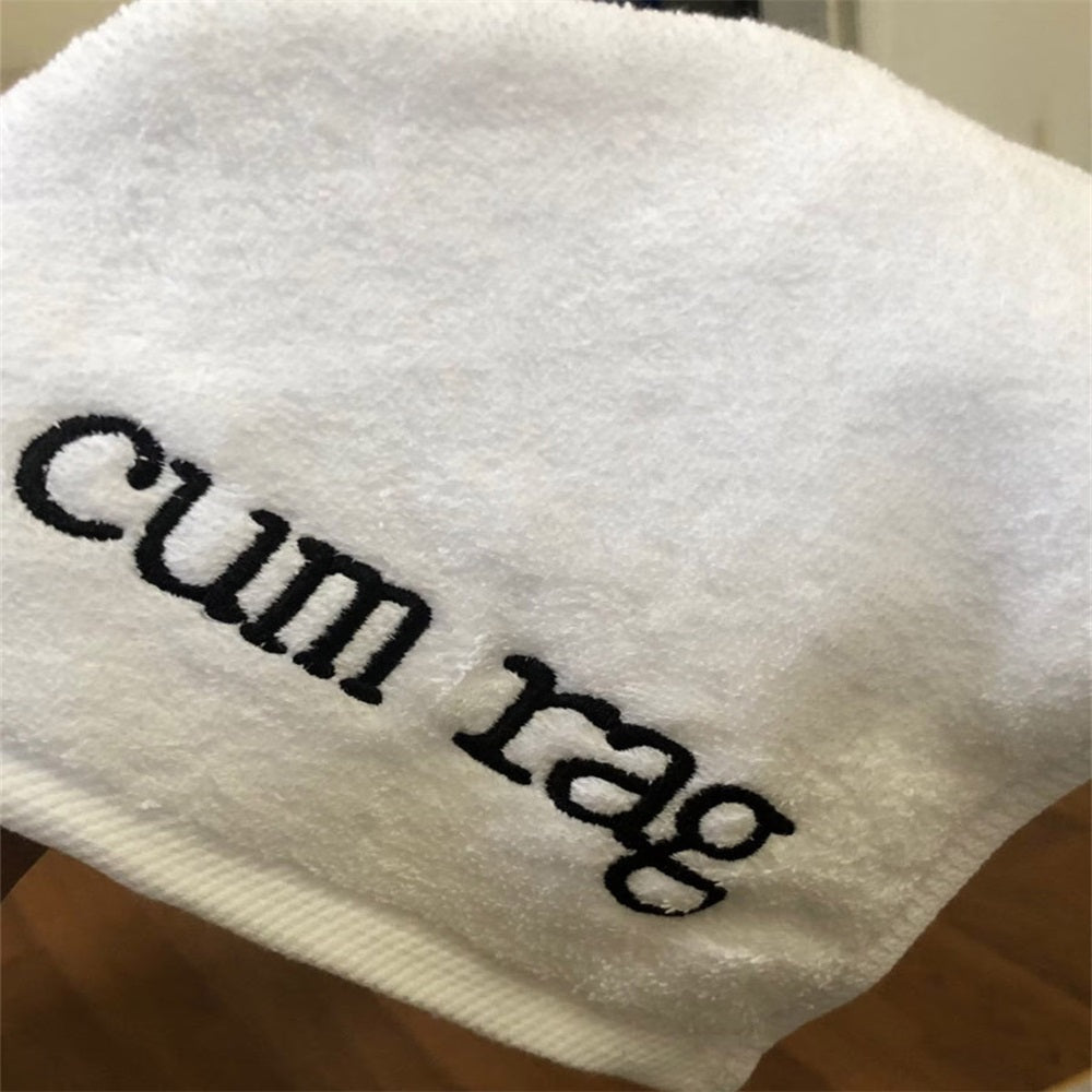 Cum Rag - Couple Embroidered Square Towel