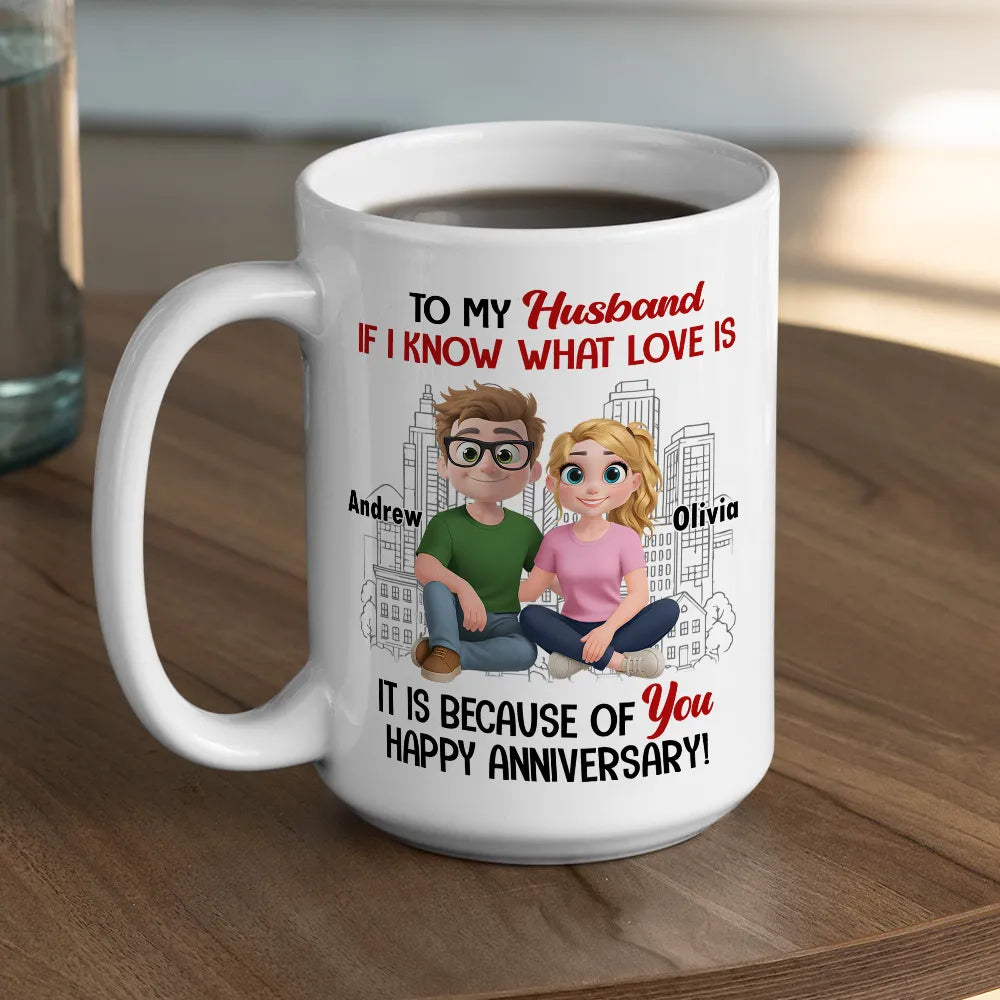 Personalized Cup with Custom Design for Anniversary Gift