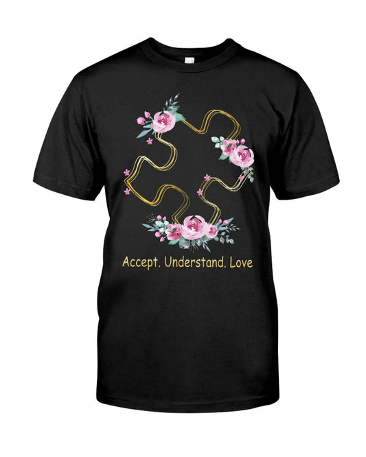 Accept Understand Love - Autism Awareness T-shirt and Hoodie 0520