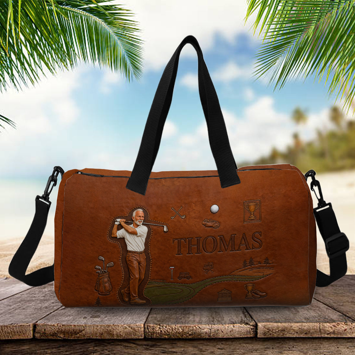 Born To Golf - Personalized Golf Duffle Bag