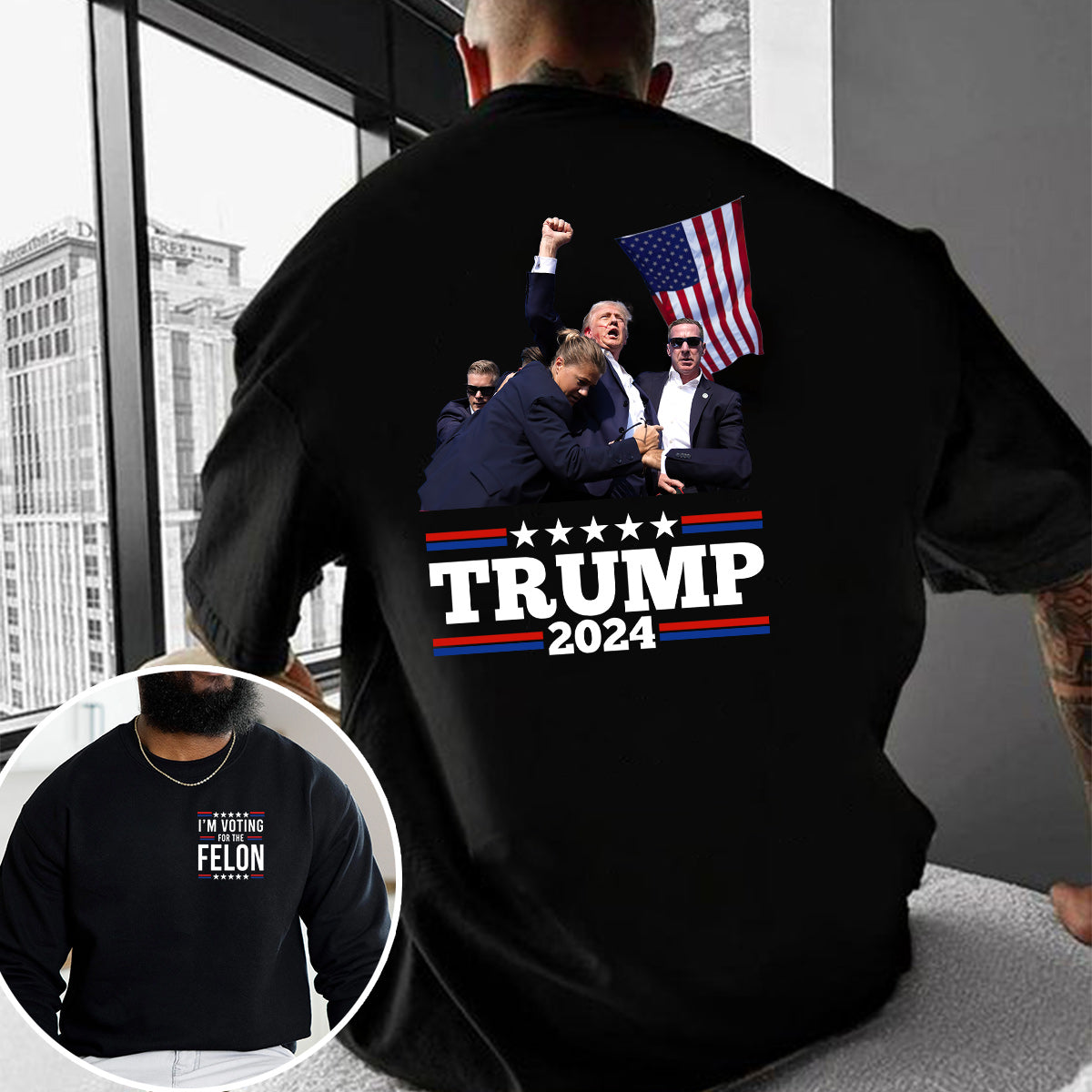 I'm Voting Shirt, Fight Fight Fight T-shirt, 2024 Rally Shirt
