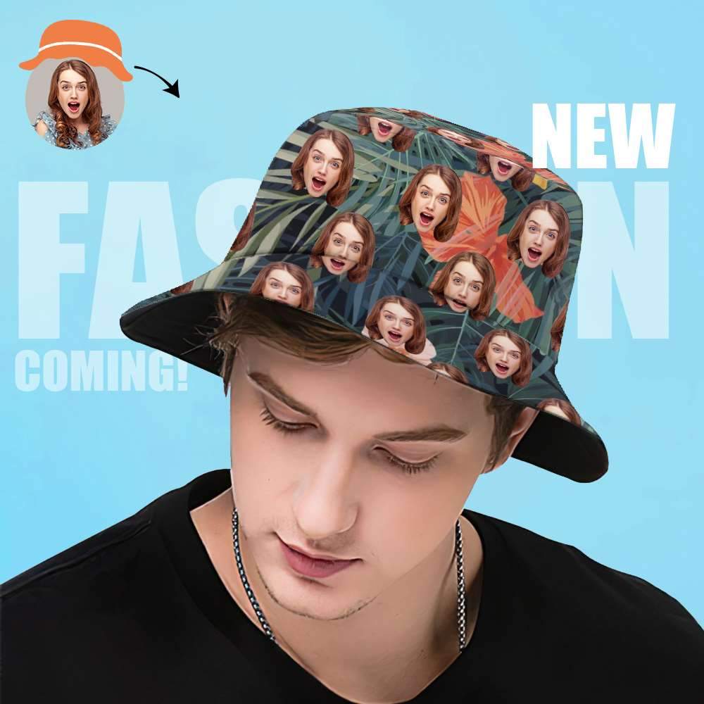 Custom Face Bucket Hat - Personalized Hat