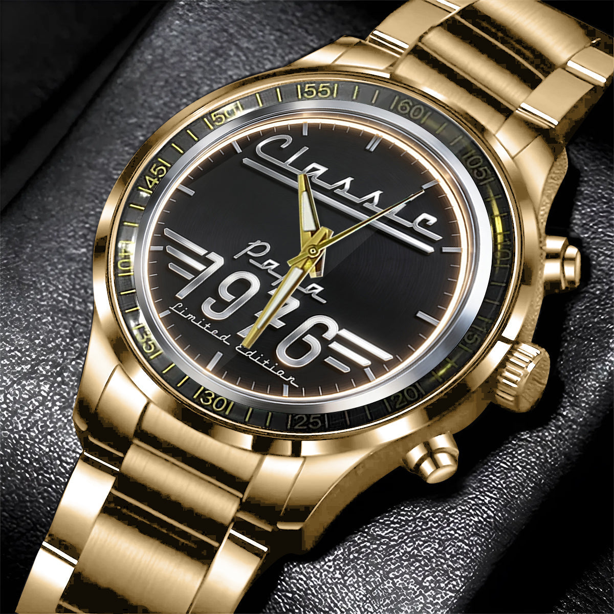 Classic - Personalized Father Hand Watch