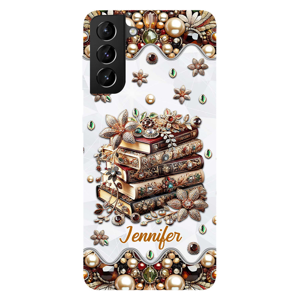 Just A Girl Who Loves Books - Personalized Book Full Print Phone Case
